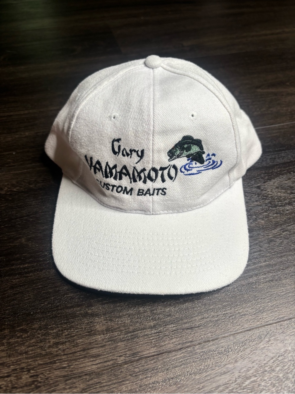 VTG Garry Yamamoto Custom Baits Cap Snap Back Baseball Embroidered Hat Bass